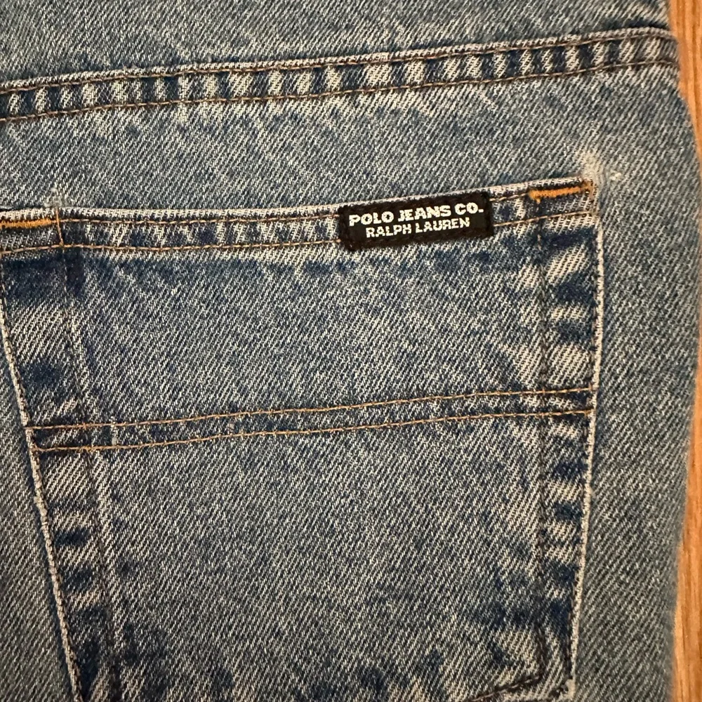 RALPH LAUREN POLO STUDED HIGH WASTE SHORTS JEANS compare to Nordstrom $118 - Picture 9 of 9